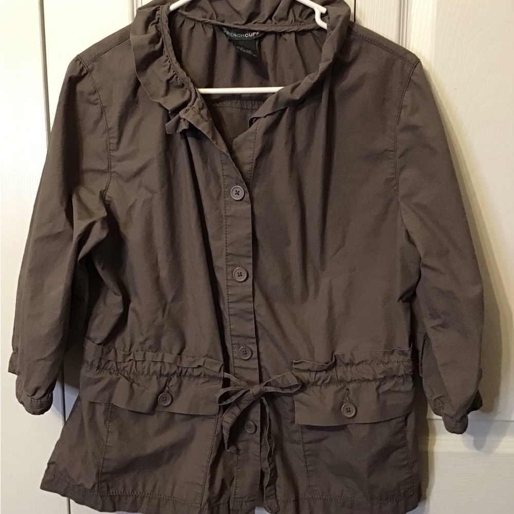 French Cuff lightweight jacket. Size large
